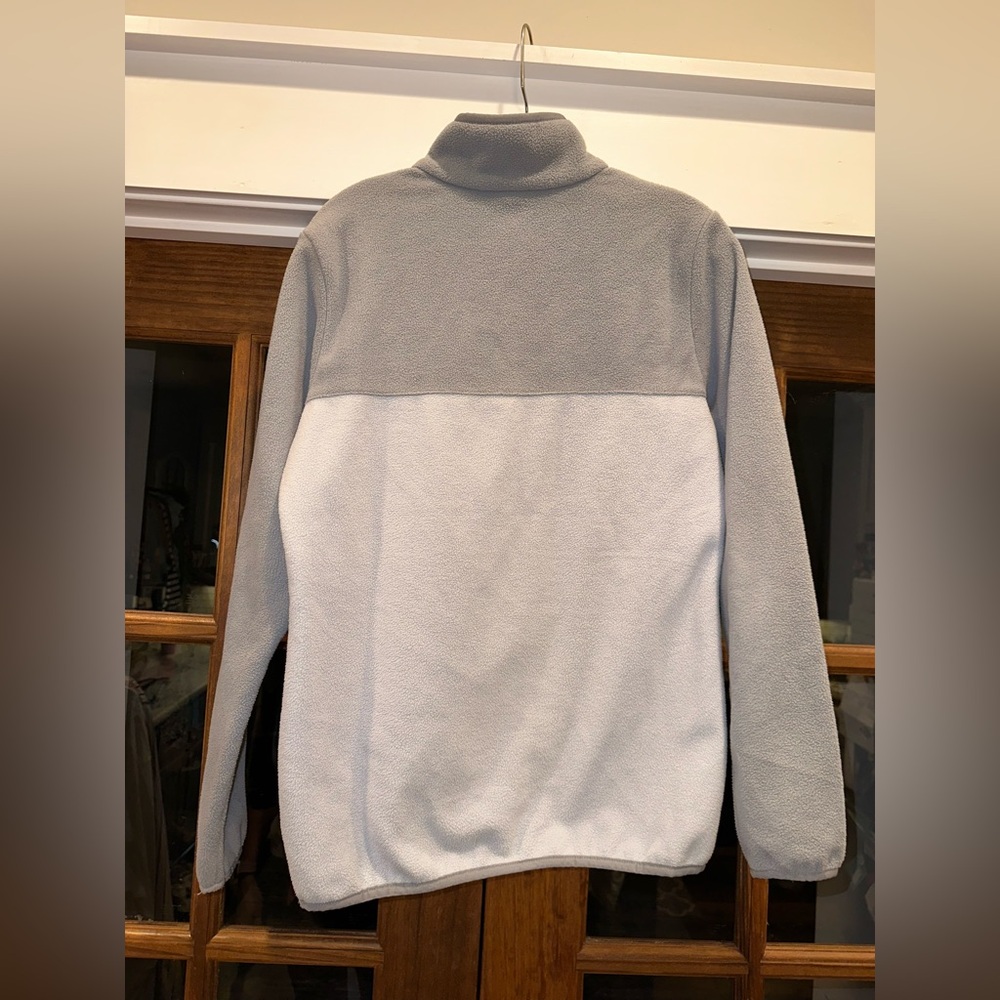 EUC Columbia Size‎ Medium Women's Two-Tone Gray Fleece Pullover - Picture 7 of 10